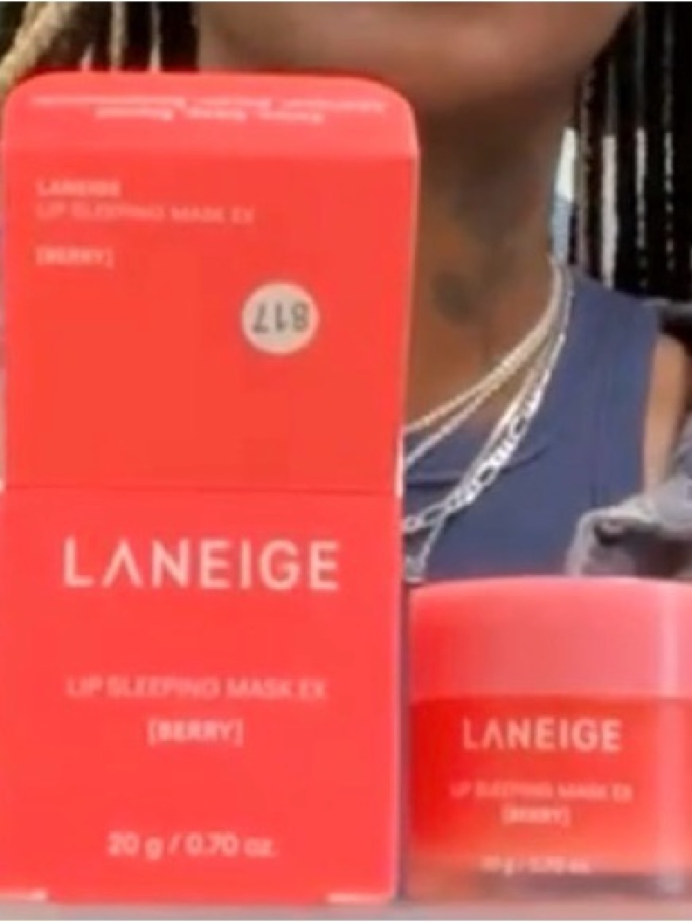 LANEIGE Lip Sleeping Mask EX - Vibrant Red Berry
